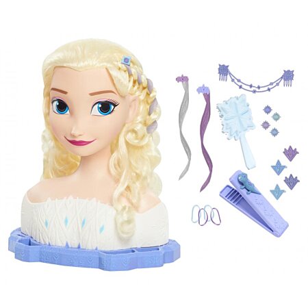 IMC TOYS Tête à coiffer de luxe Elsa - La Reine Des Neiges pas