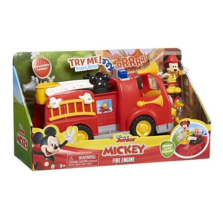Mickey - Camion de Pompier avec fonctions sonores et lumineuses - la grande  récré