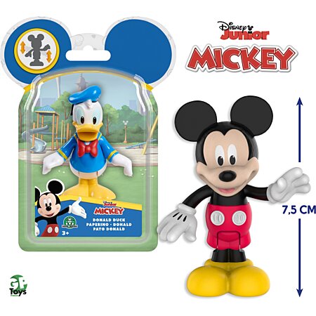 Mickey, 2 Figurines Articulées 7,5 Cm Avec Accessoires, Theme
