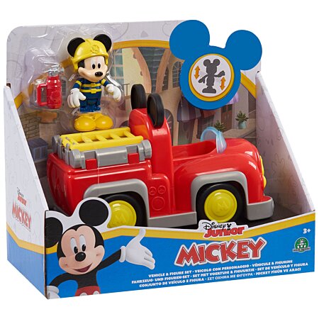 Mickey - Véhicule + Figurine 7,5 cm articulée - La Grande Récré