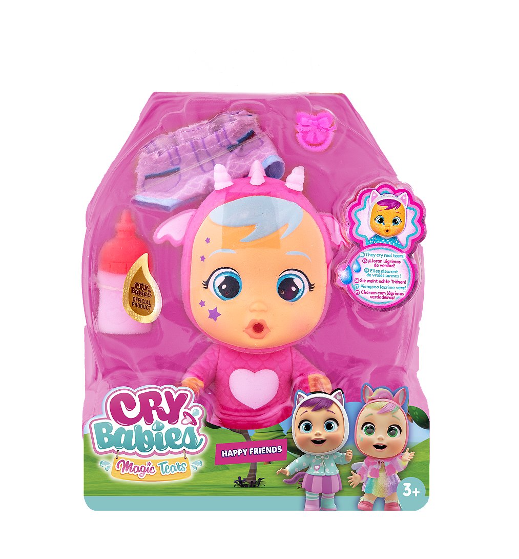 Cry Babies Magic Tears - Vélo Chariot De Rose - Playset Parfums Avec 17 Accessoires - Poupée Qui Sent La Rose - +3 Ans - 8