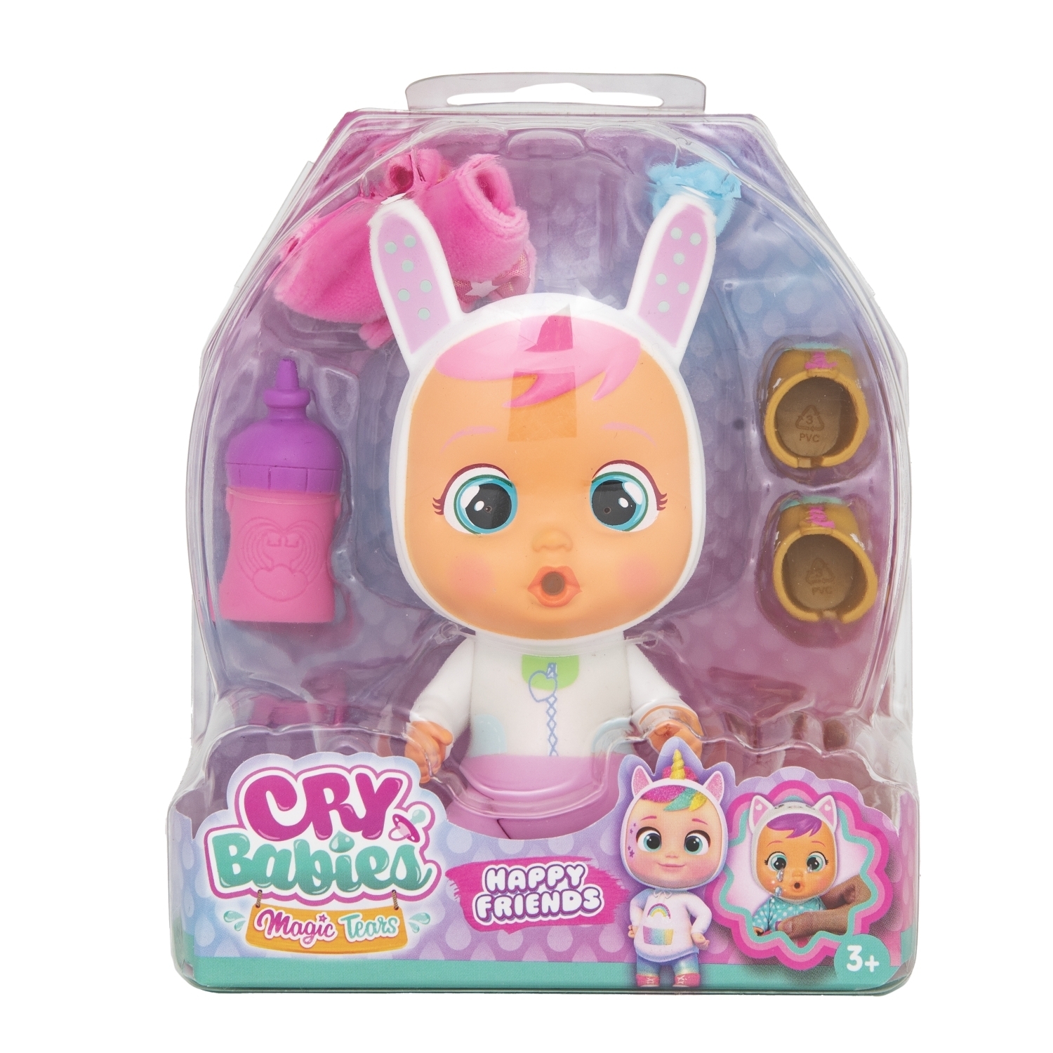 Cry Babies Magic Tears - Vélo Chariot De Rose - Playset Parfums Avec 17 Accessoires - Poupée Qui Sent La Rose - +3 Ans - 5