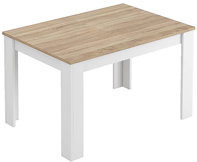 Table à manger extensible L140/190 cm - Chêne clair