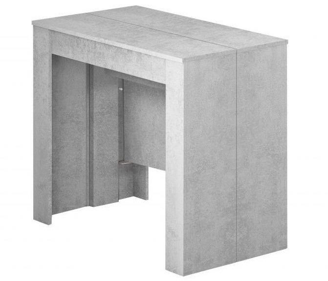 Table à manger extensible L51/237 cm - Béton