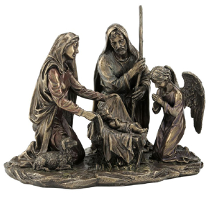 Figurine Bébé Jésus En Résine Peinte à La Main – Décoration De Noël Et Scène De La Nativité