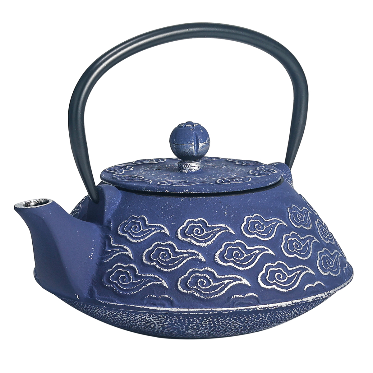 Théière Japonaise En Fonte Bleue - 0,8 Litre - Marque Signes Grimalt