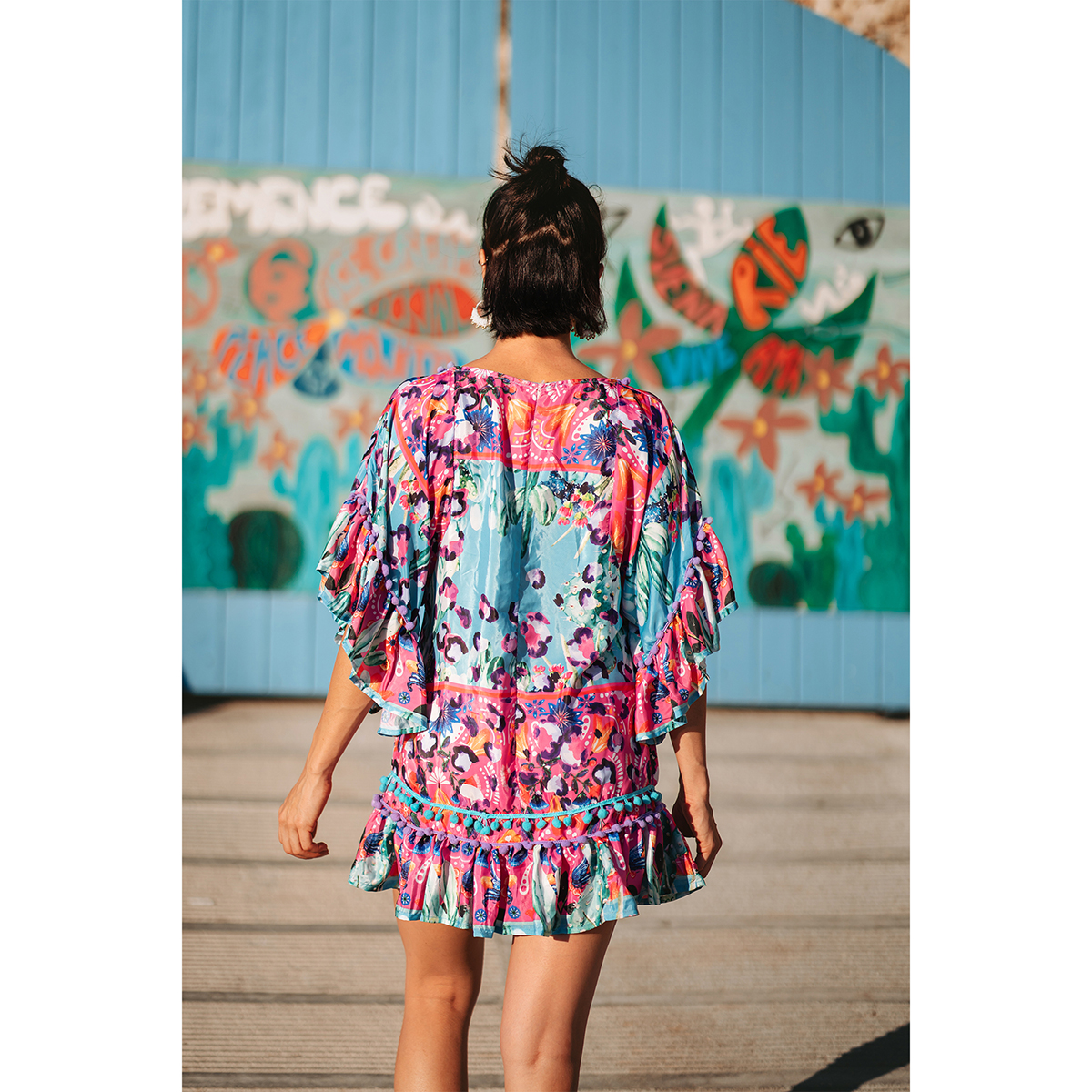 Isla Bonita By SIGRIS Robe courte tendance pour femmes pour