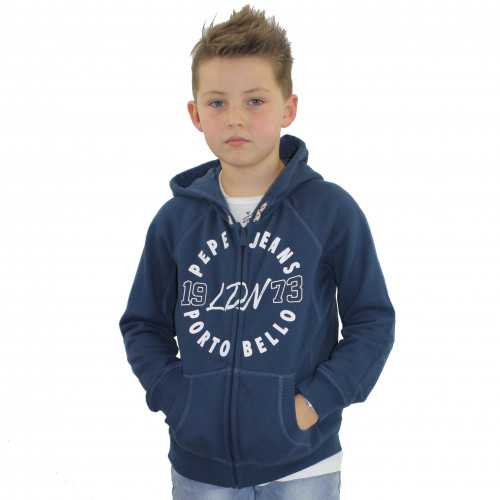 Sweat junior 580796 Bleu PEPE JEANS 12ans au meilleur prix E