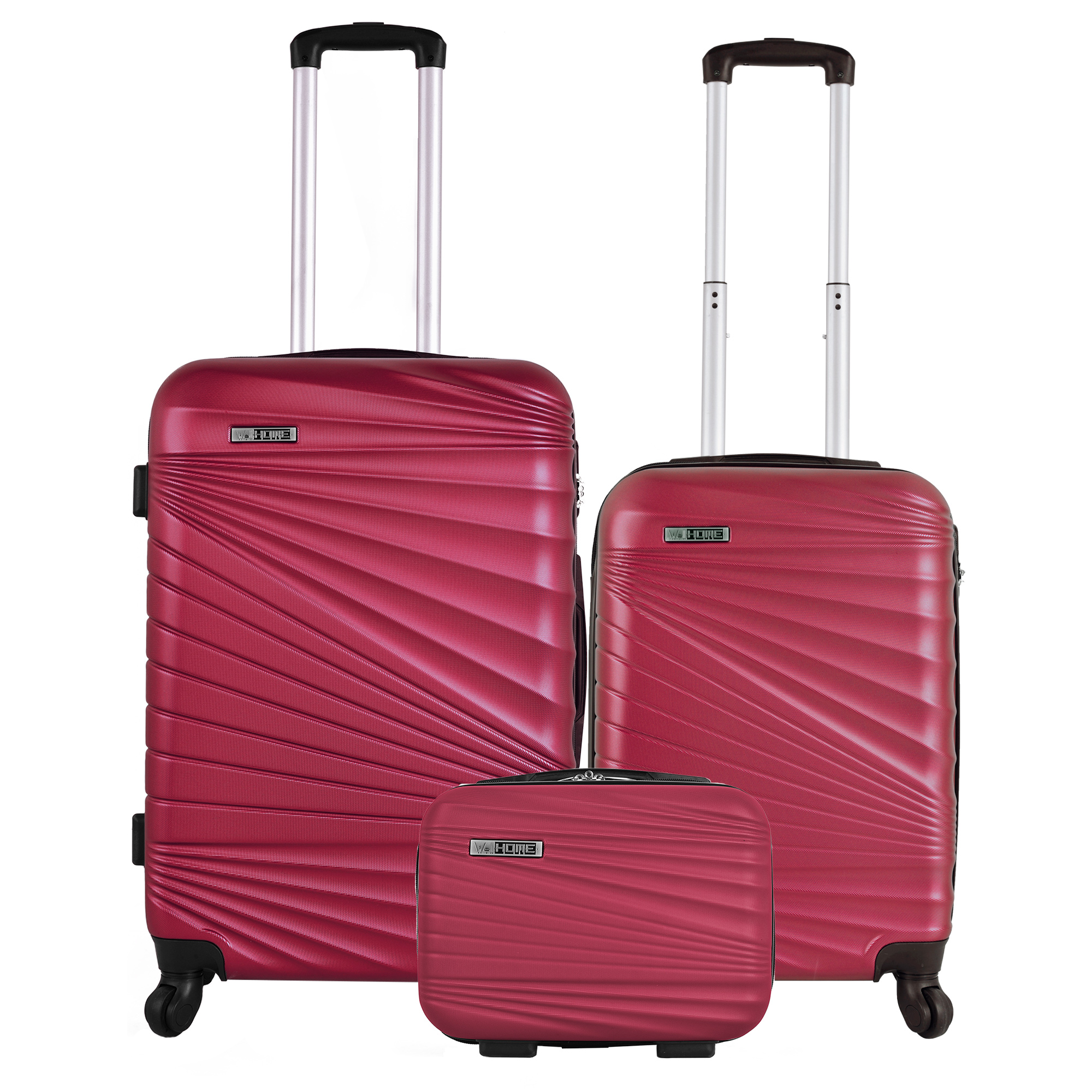 Set de 4 Valises - LPB LUGGAGE - MARIANNE-M - 75 cm - Coque rigide ABS