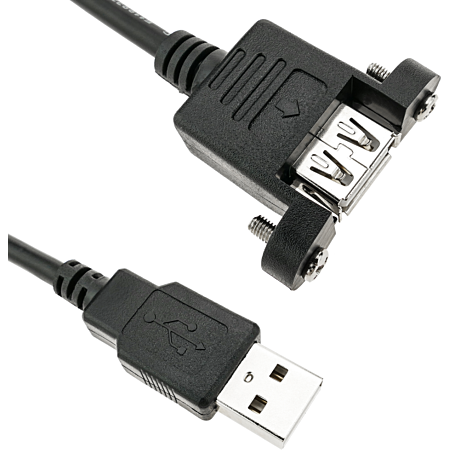Câble d'extension de type panneau HDMI femelle à femelle 50 cm - Cablematic