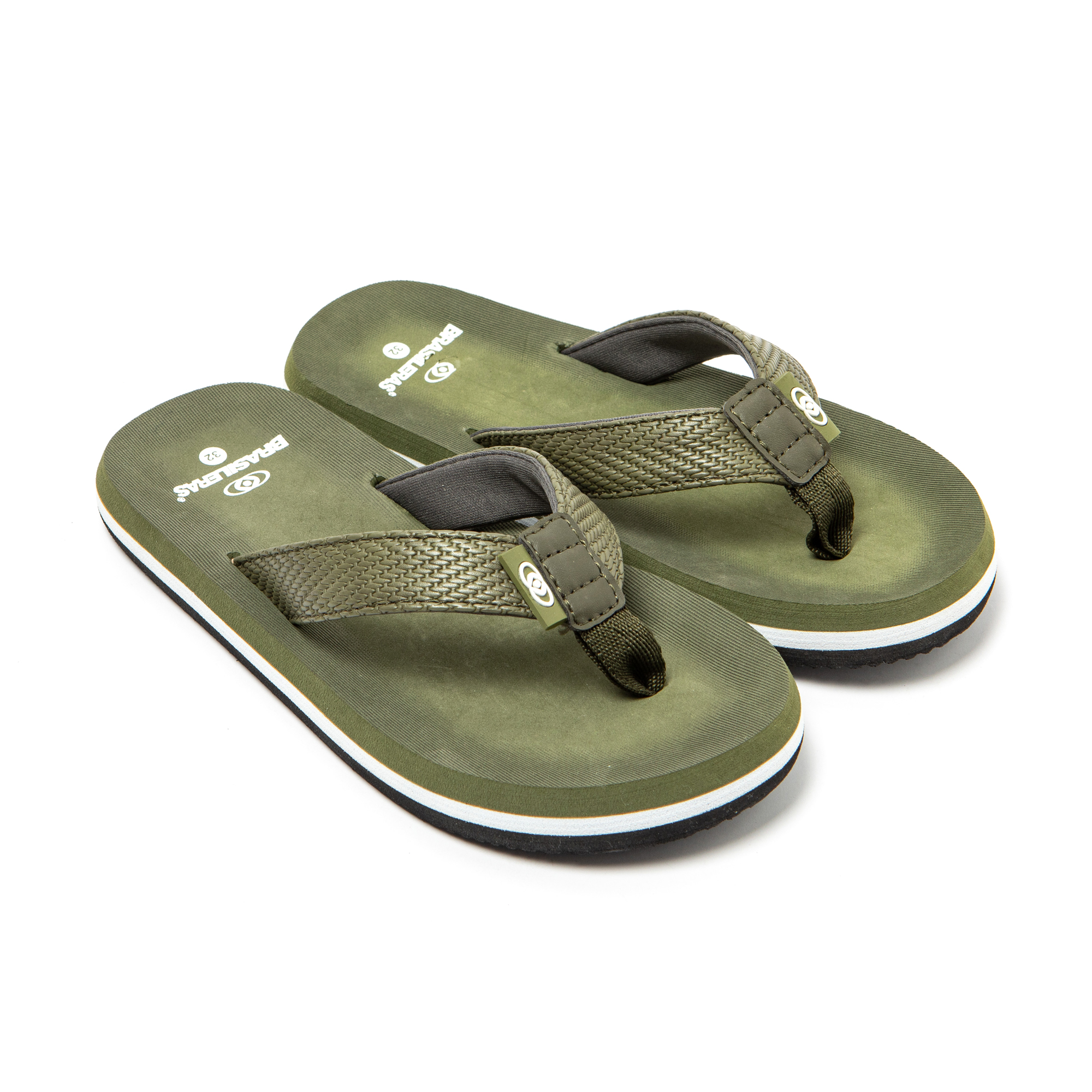 Tongs Antidérapantes Brasileras Femme & Enfant – Chaussures Plage Piscine Légères – Caoutchouc Souple & Confortable