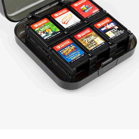 Nintendo Switch - Jeux Titulaire De Boîtier Storage De La Cartouche 24  Cartes De Jeu à Prix Carrefour