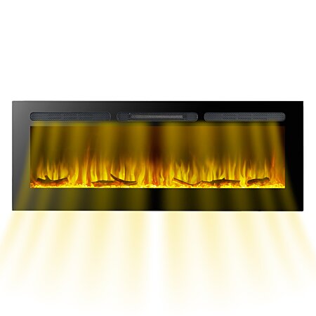 Petit chauffe-air cheminée électrique chauffe-espace journal 3D poêle à  flamme l