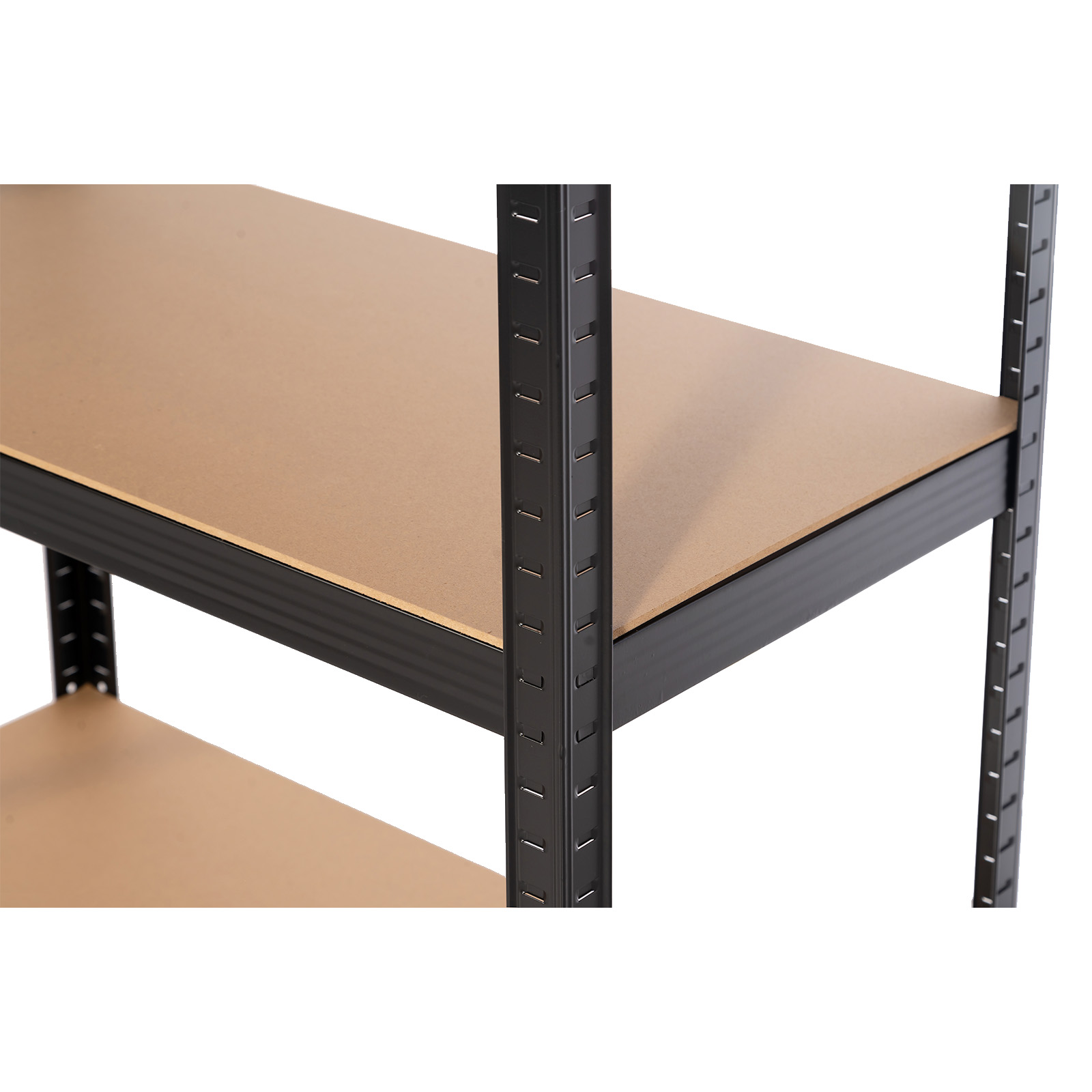 Étagère Réglable De Rangement D'angle À 5 Niveaux Catterhouse Hans Plus 70x40x180 Cm Charge Lourde 875 Kg Cadre Acier N à Prix