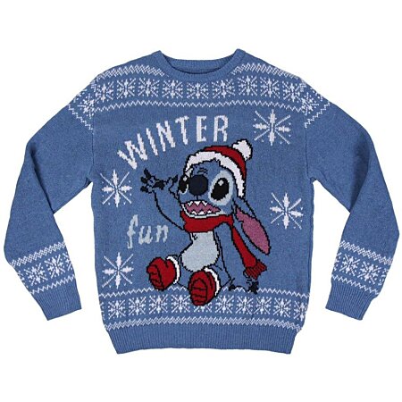 Lilo & Stitch - Sweatshirt Christmas Jumper Stitch - Taille XL