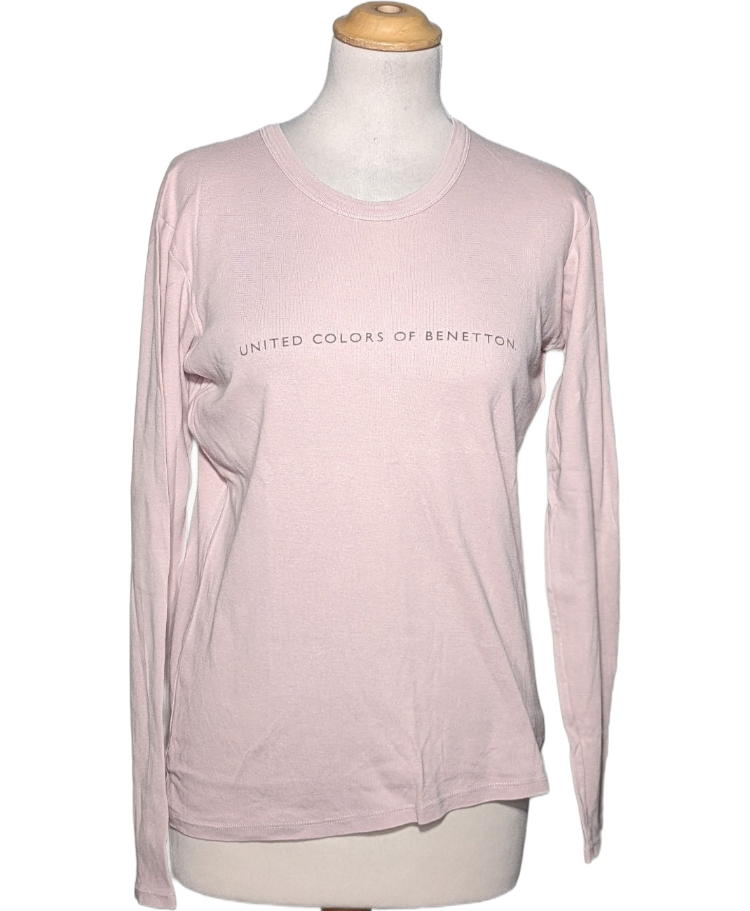Pull Fin Pimkie – Taille S, Beige Uni, 80% Viscose – Occasion En Très Bon état