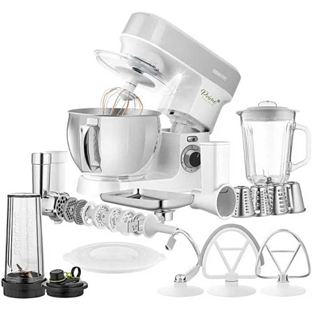 Robot pâtissir SNCOR STM 3789SL 1200 W, bol inox 5 L, 6 vitsss, LD au millur prix Robot pâtissir SNCOR STM 3789SL 1200 W, bol inox 5 L, 6 vitsss, LD au millur prix