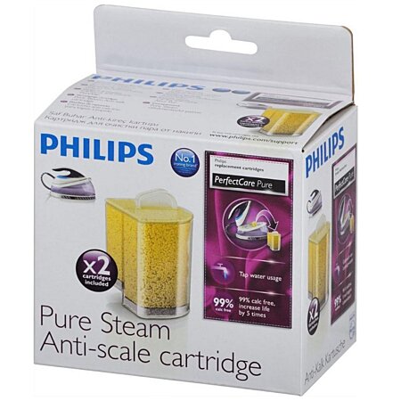 Cassette anticalcaire Philips - 2 PCS - Filtre à eau à cartouche