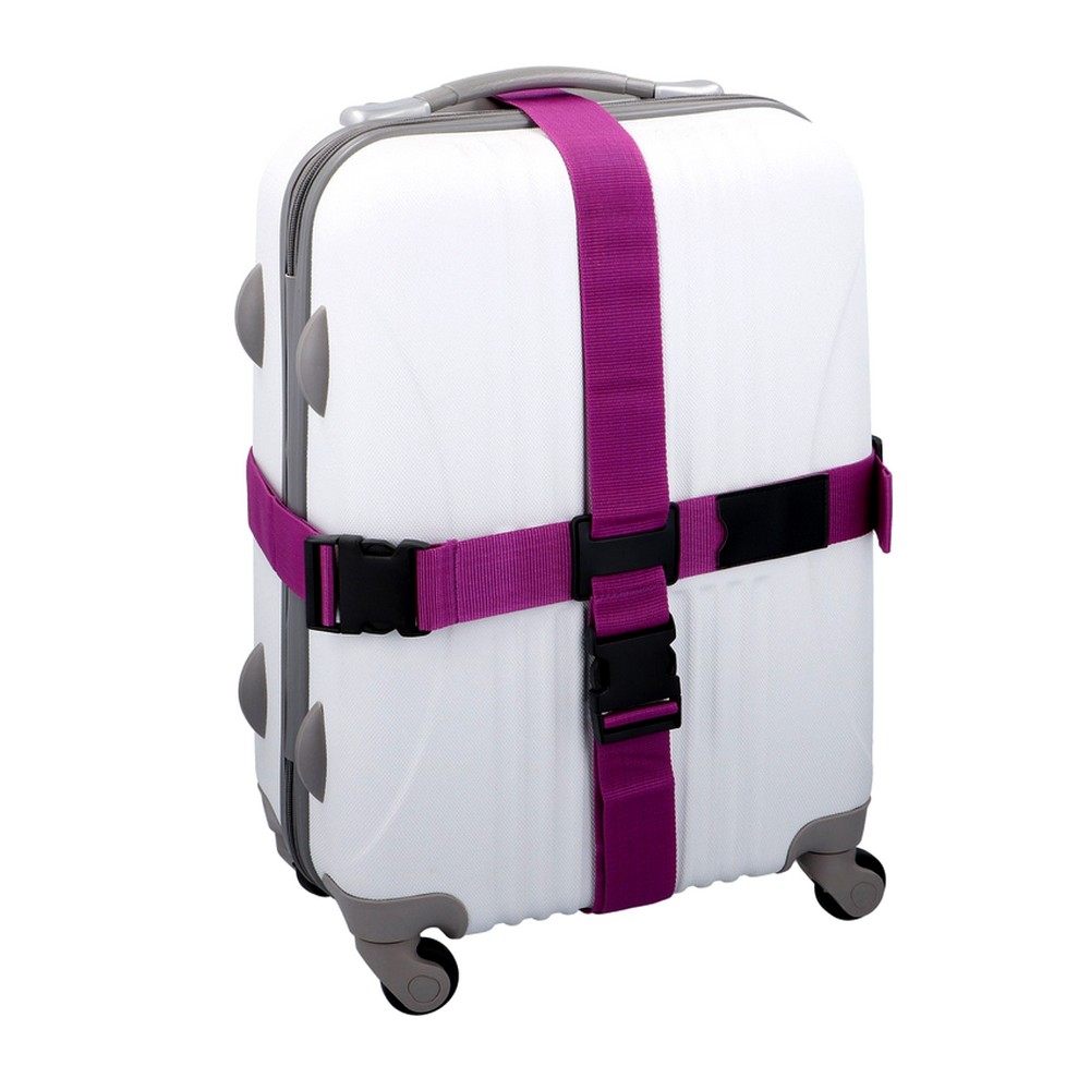 4 Sangles De Valise Réglables Avec Cadenas - Couleurs Vives, Sécurité Renforcée, Identification Facile - 6