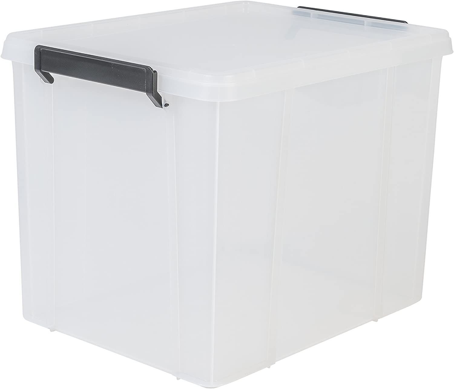 Lot De 10 Boîtes De Rangement Transparentes 2L - Iris Ohyama - Empilables, Fermeture Facile - Pour Bureau, école, Maison