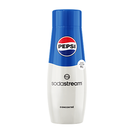 Set de sirops pour les machines à eau gazeuse SodaStream (Pepsi x Pepsi Max  x Mirinda x 7Up), 4 x 440 ml - Coffee Friend