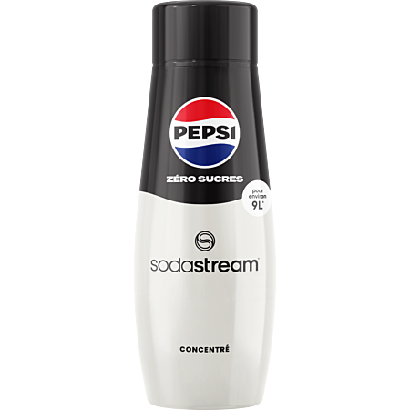 Sirop pour machine à gazéifier Sodastream Concentré Pepsi Max 440ML au  meilleur prix