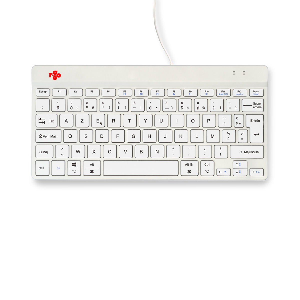 R-Go Tools Clavier ergonomique R-Go Compact Break, clavier compact avec ...