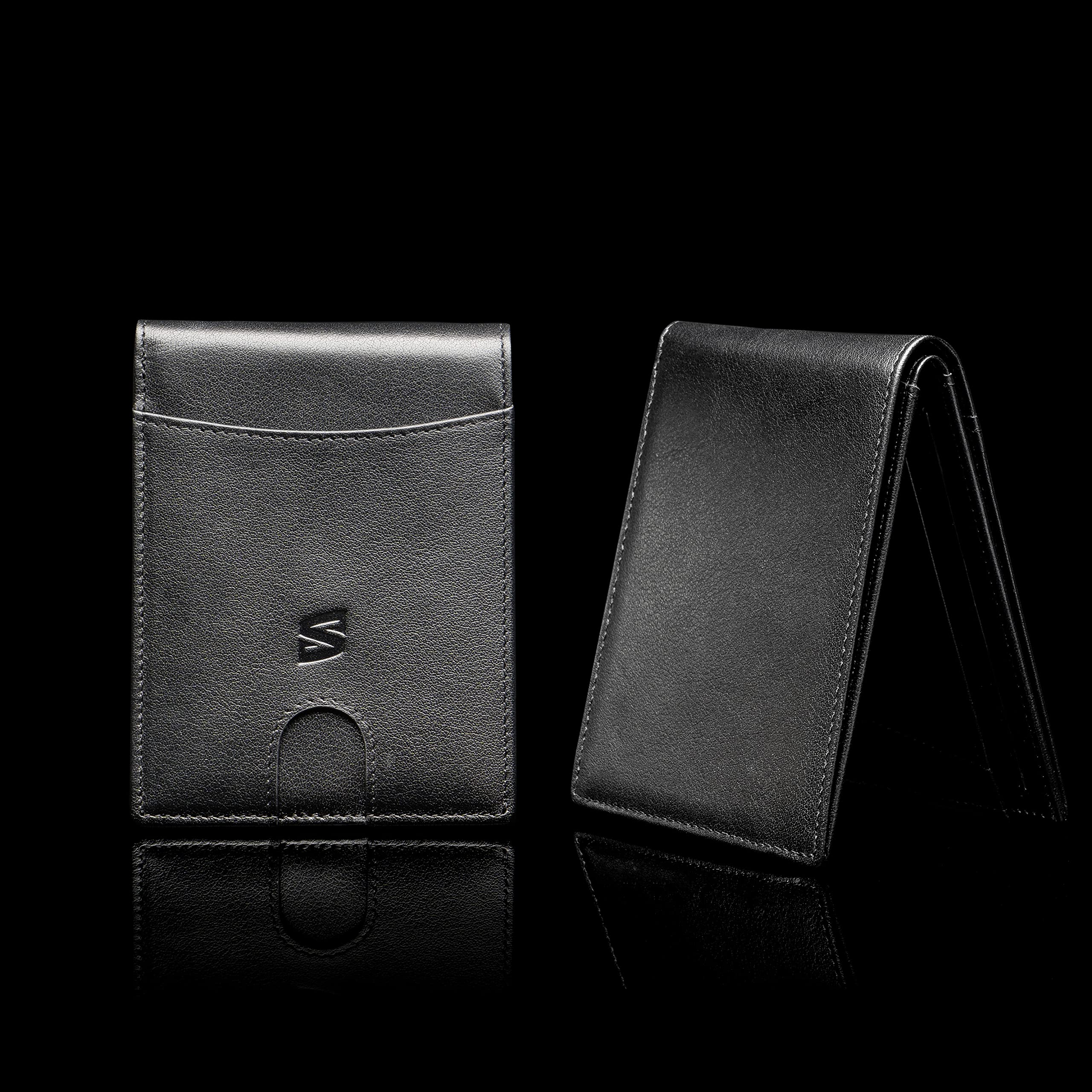 Portefeuille Mini TRISJEM En Cuir PU Pour Homme - Noir, Porte-cartes De Crédit, Neuf Avec étiquettes