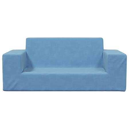 Canapé pour enfants canapé relax - canapé de salon bleu peluche