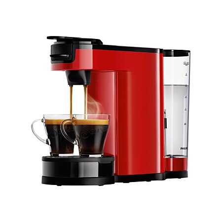 Machine à café à dosettes PHILIPS SENSEO SWITCH HD6592/85 rouge au