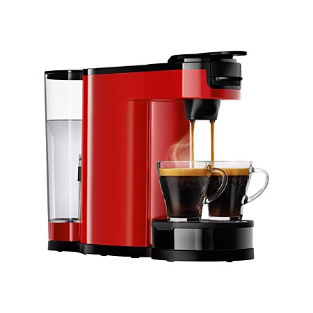 Machine à café à dosettes PHILIPS SENSEO SWITCH HD6592/85 rouge au