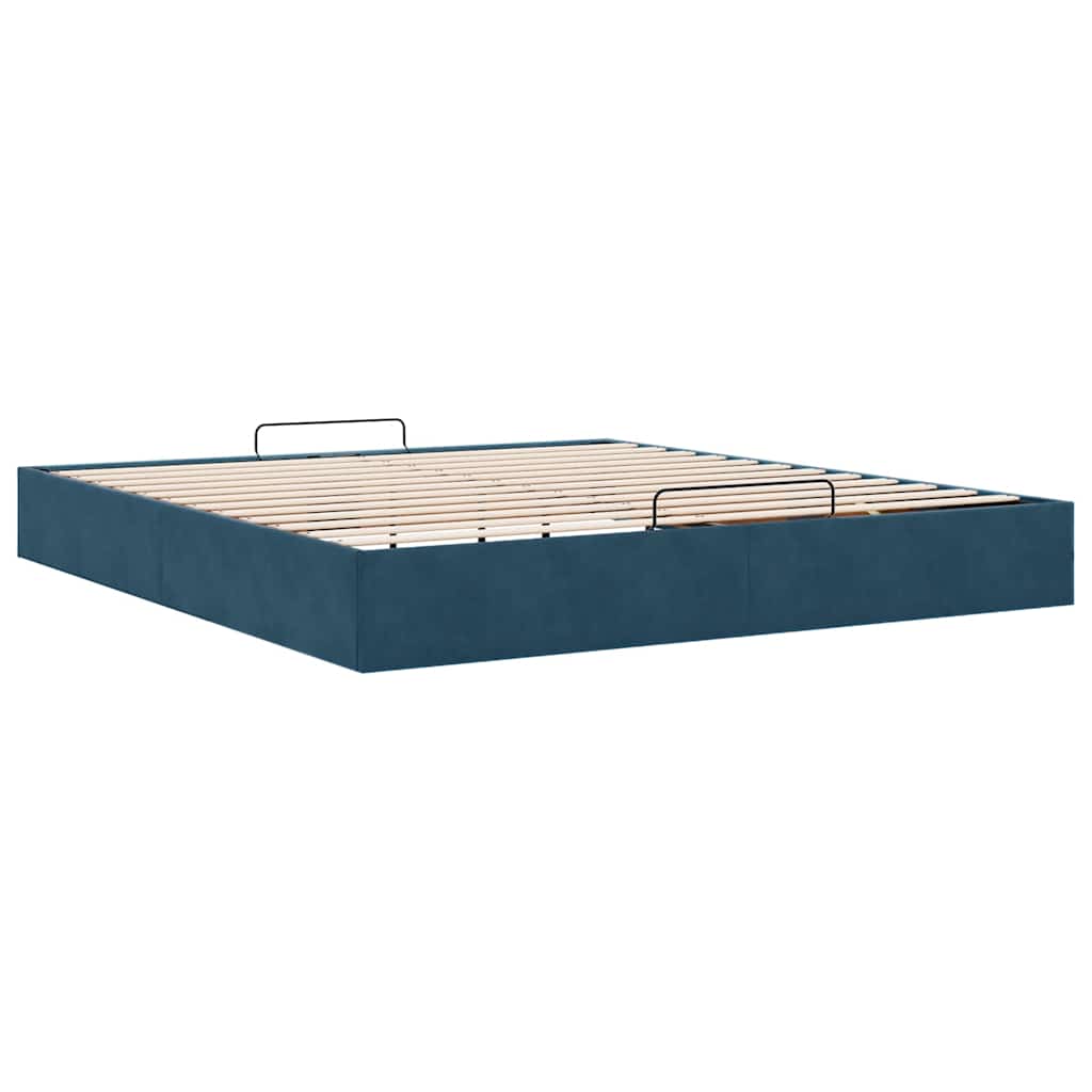 Vidaxl cadre de lit ottoman sans matelas gris clair 90x190 cm tissu
