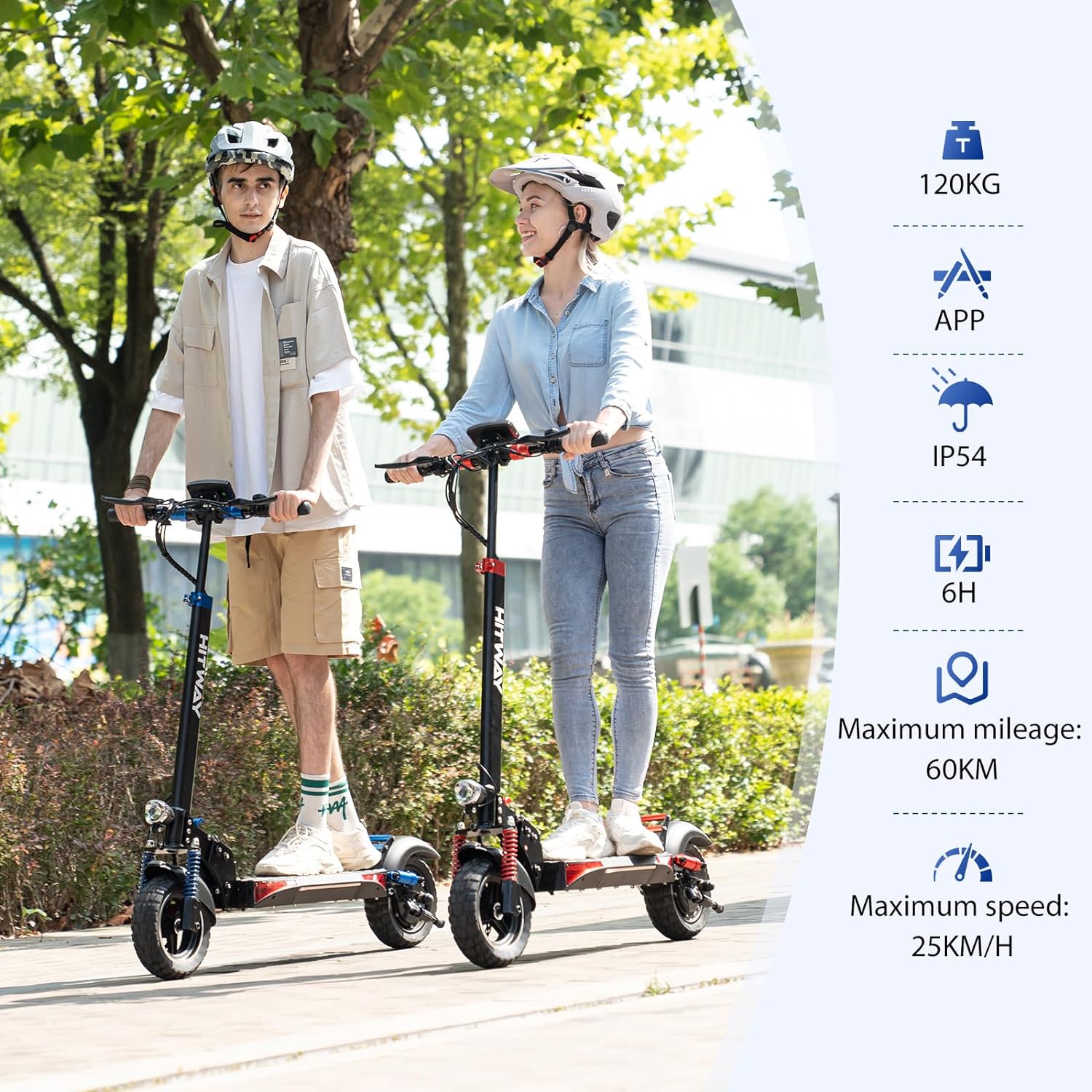 Trottinette Électrique Adulte & Adolescent - 30km Autonomie, 25km/h Max - Pliable, Pneus Pleins - Pour Ville, Loisirs - 120kg Max