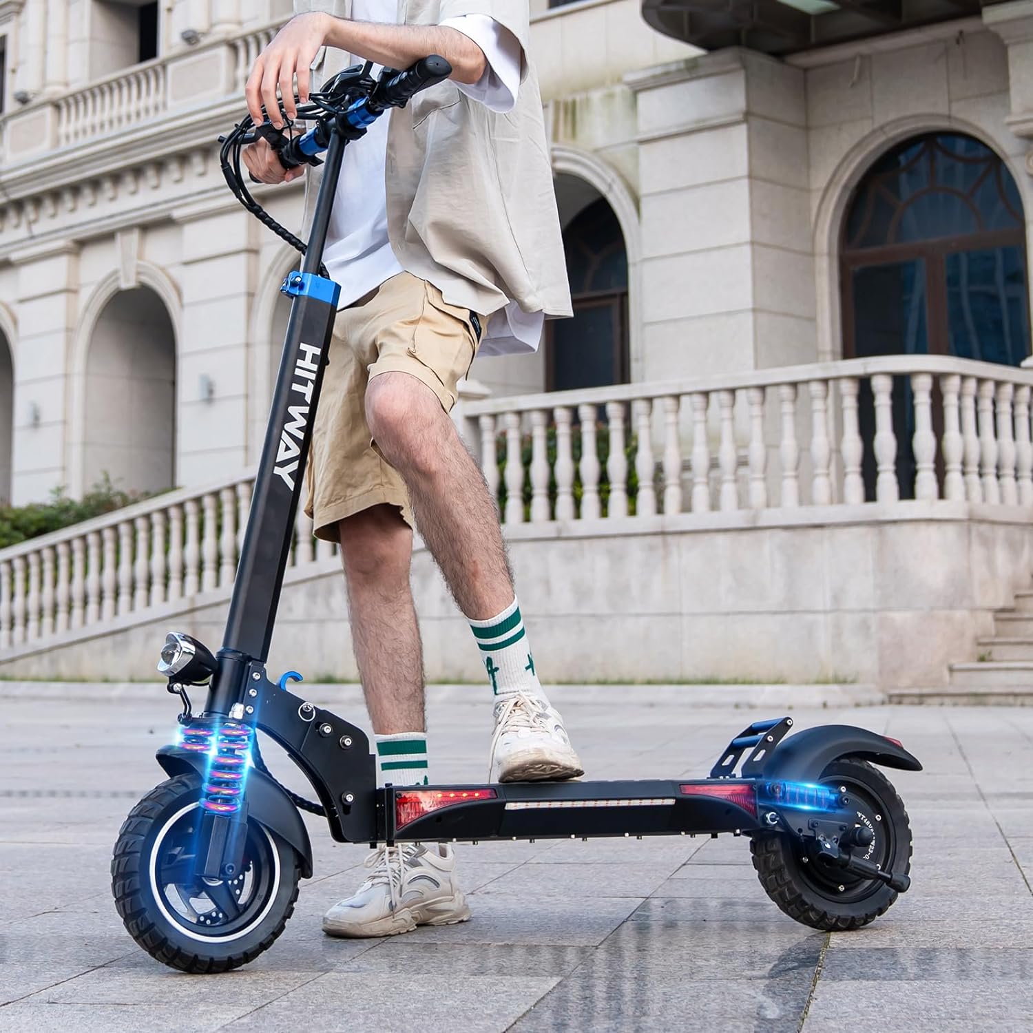 Trottinette électrique Adulte Babuloo – 500W, 25 Km/h, Autonomie 30 Km – Pneus Pleins 8,5", Pliable – Poids Max 120 Kg – IP54 - 6