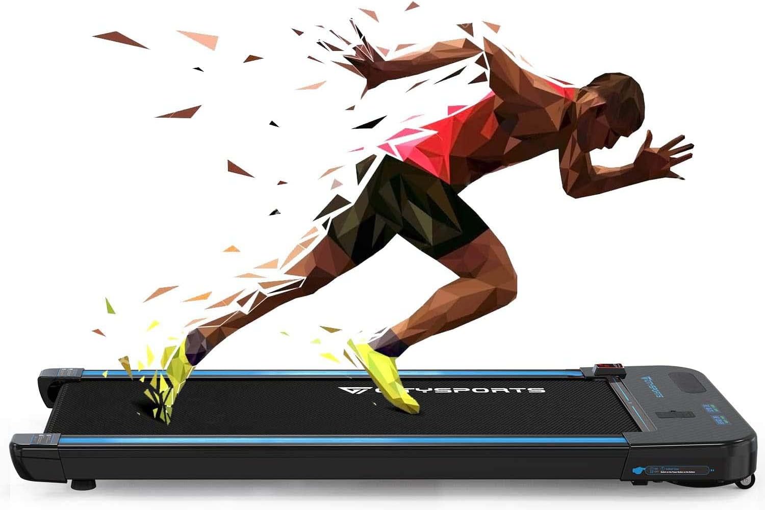 Tapis De Marche Motorisé Pliable CitySports WP3S - 12 Km/h Max - Neuf Avec Défauts Mineurs