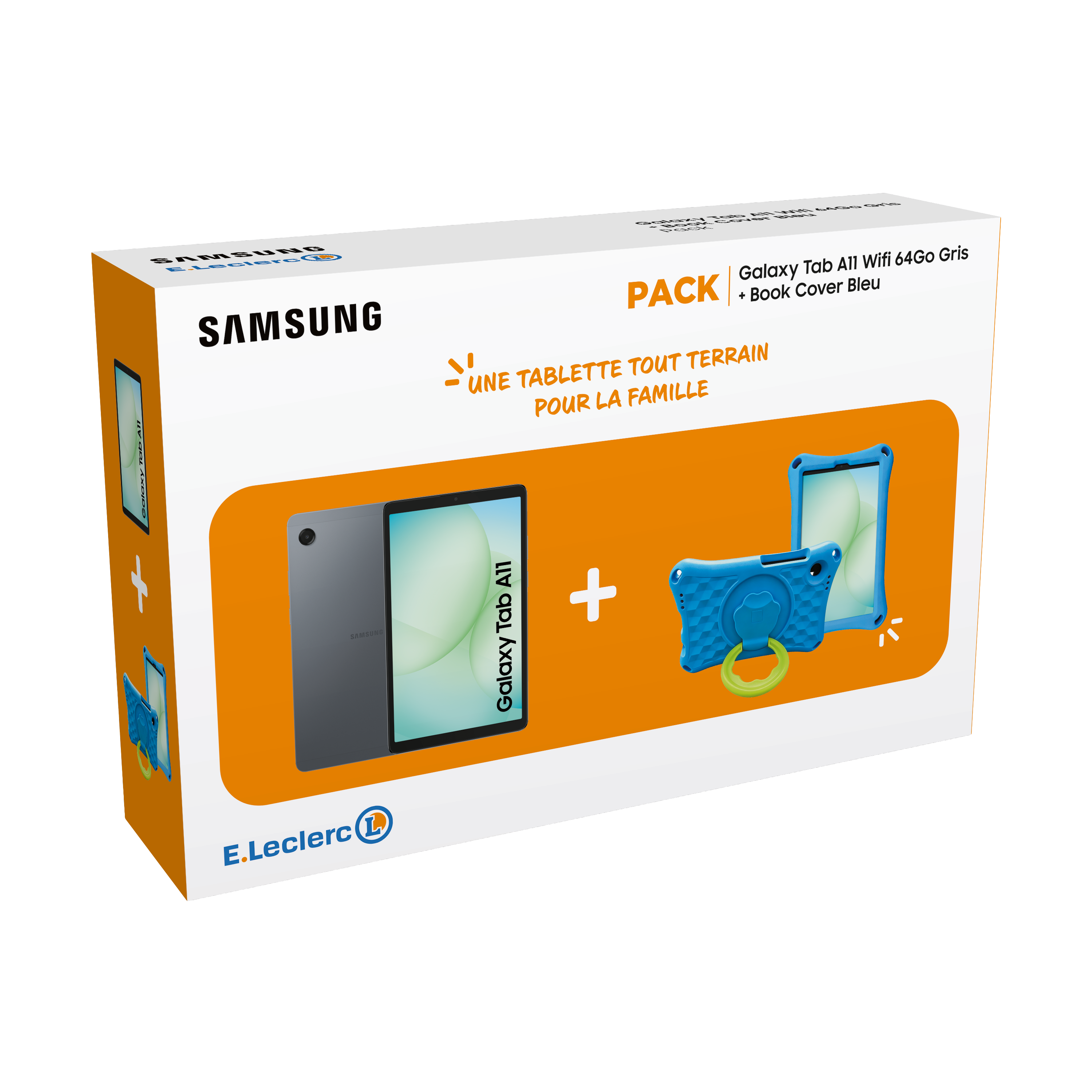 BON PLAN PACK Tablette Samsung A11 / 8,7" (1340 x 800) / 4 Go RAM / 64 Go Stockage / Coque enfant Incluse