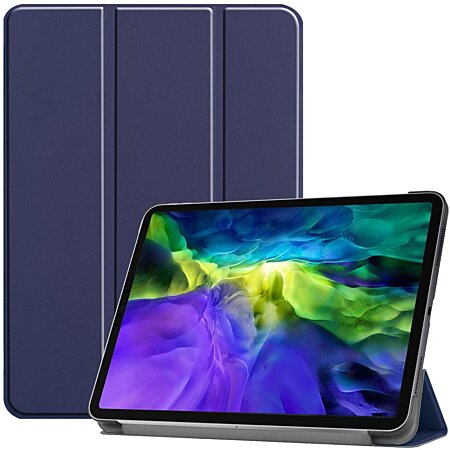 Housse Apple iPad Pro 12.9 Pouces 2022 / iPad Pro 12,9 2021 / iPad Pro 12,9  2020 4G/ 5G Smartcover bleue - Etui bleu coque de protection tablette i au  meilleur prix