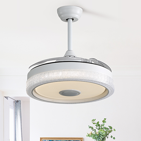 Ventilateur De Plafond Rétractable Avec Lumière LED Réglable 3 Tons Silencieux 96042852 Ventilateur De Plafond Rétractable Avec Lumière LED Réglable 3 Tons Silencieux 96042852