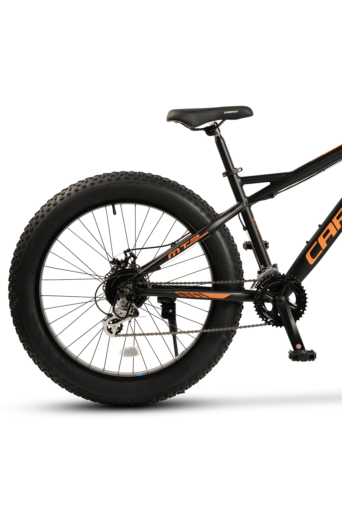 Vélo VTT 26'' pneus larges semi-rigide – Suspendu avant