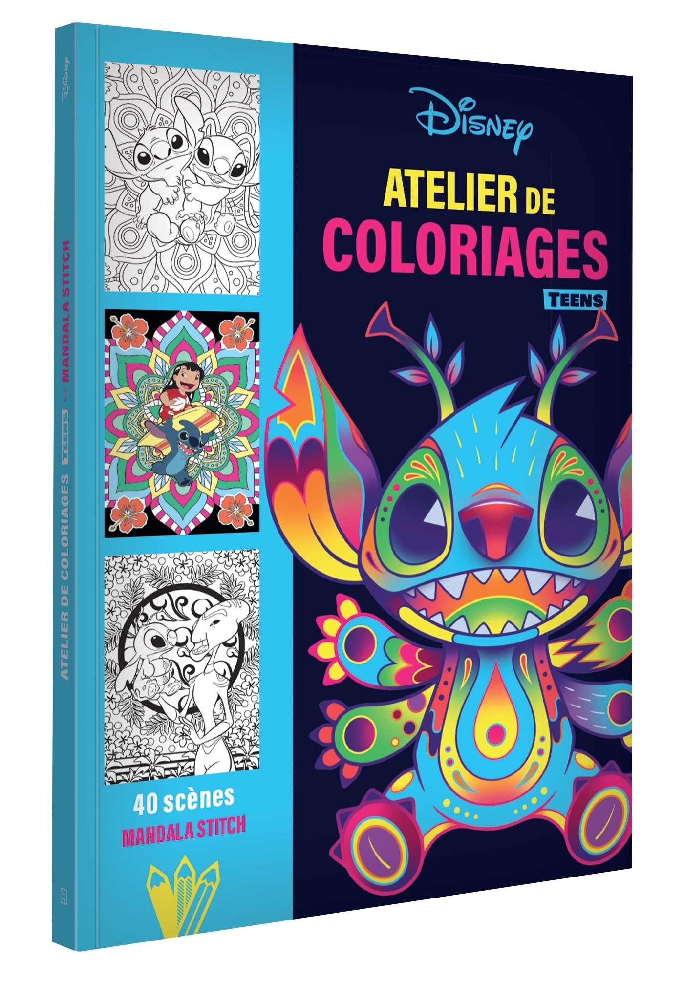 DISNEY TEENS - Atelier de coloriages - Mandala Stitch (Broché) au meilleur  prix | E.Leclerc, image size:1400x2014