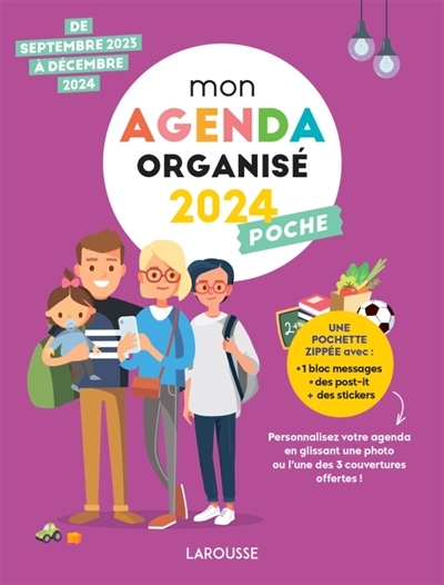Promo Mémoniak - Organiseur Ou Agenda Familial 2024 - De Septembre 2023 à  Décembre 2024 chez E.Leclerc 