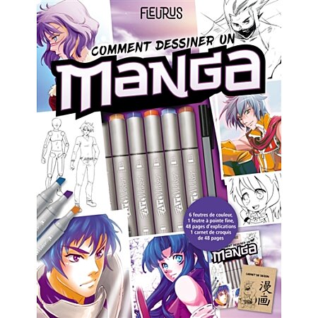 Coffret dessin Comment dessiner un Manga : le coffret à Prix