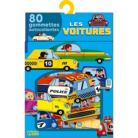 Les voitures ; ma pochette gommettes ; 80 gommettes autocollantes -  Marie-Hélène Grégoire - Larousse - Papeterie / Coloriage - Lo Païs  DRAGUIGNAN