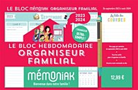 Mémoniak - Organiseur couple : de septembre à décembre - Edition 2023/2024  - Accessoires Organisation familiale