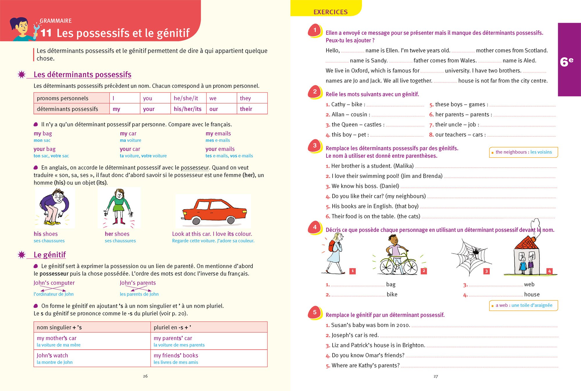 Bescherelle collège Mon maxi cahier d'anglais (6e, 5e, 4e, 3e