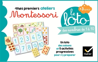 Le loto Montessori des nombres de 1 à 10 (Coffret) au meilleur prix | E ...