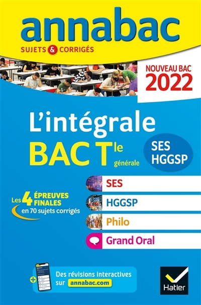 Annales Du Bac Annabac 2022 L'intégrale Tle SES, HGGSP, Philo, Grand ...