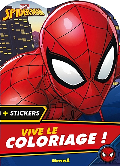 Marvel Spider-Man – Coloriage avec plus de 100 stickers – Livre de  coloriage avec stickers – Dès 4 ans, Collectif