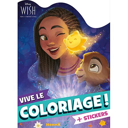 Disney - Mon gros coloriage + stickers ! - Livre de coloriage avec stickers  - Dès 4 ans, Collectif