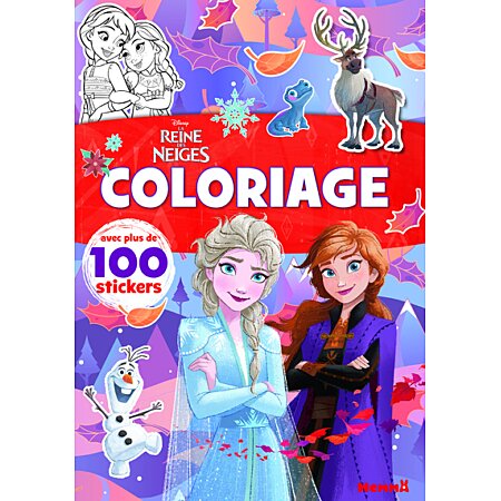 Disney la reine des neiges 2 - mon gros coloriage + stickers